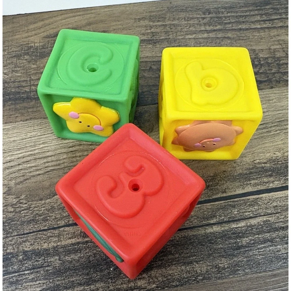 Circle Of Knowledge Squeeze A Lot Block Set Animals Nature ABCs Numbers